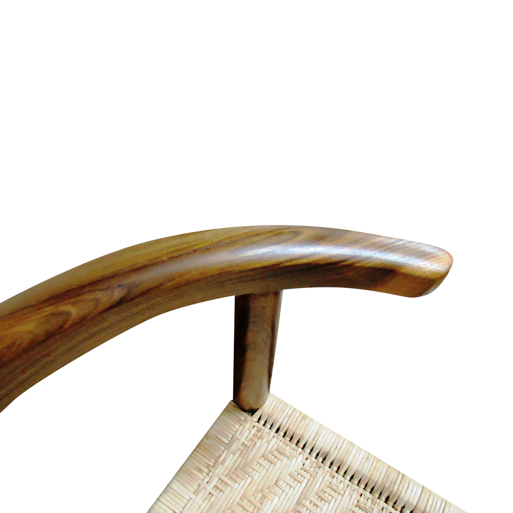 cane teak grain beautiful modern rustic chair furniture
