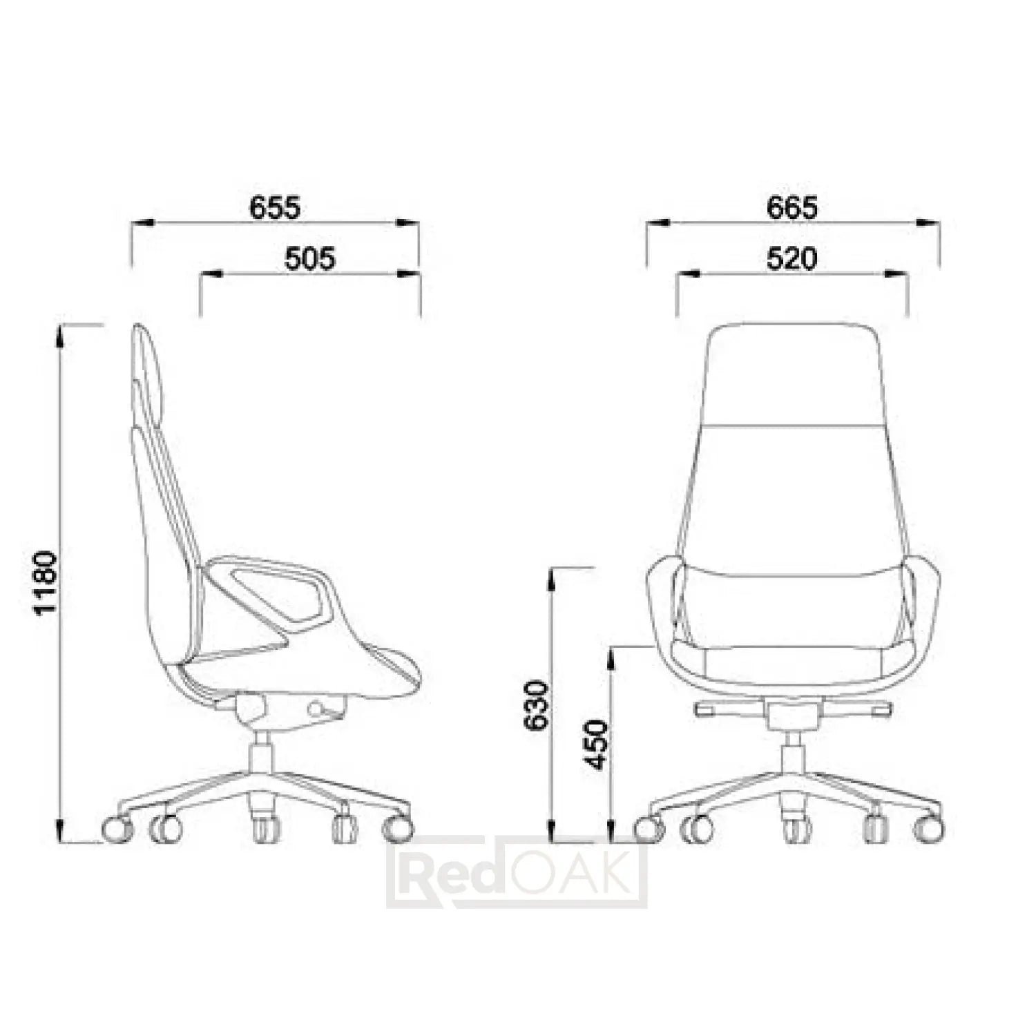LOPEZ - Office Chair - RedOAK - Red Oak Furniture