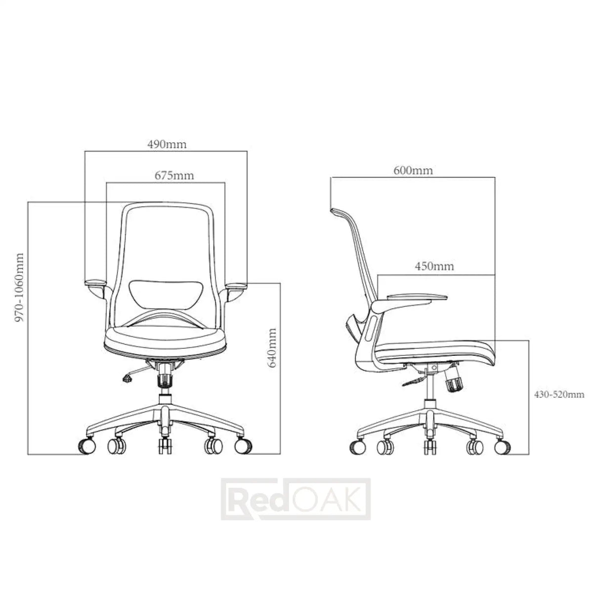 Beluga White Workstation Chair