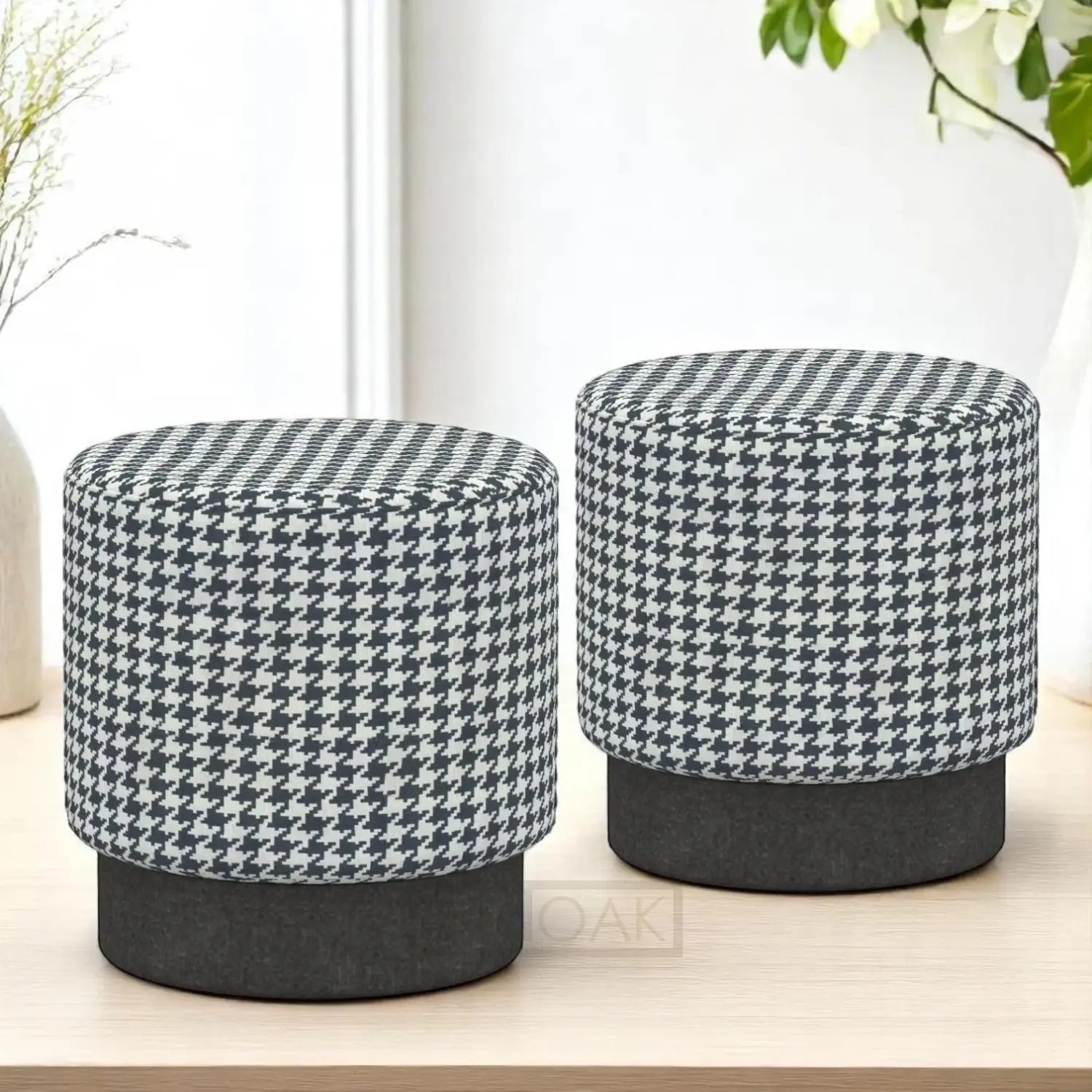 JAVA Set of 2 Pouffes - Pouffes & Ottomans - RedOAK - Red Oak Furniture