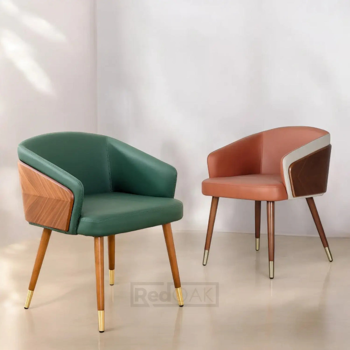 KCC105 Standard Oak Red Chair KCC105 Standard Oak Red Chair Vitra