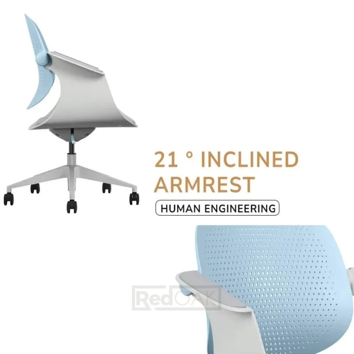 Pezo Blue Workstation Chair