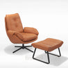 Saski Tan / With Footrest Lounge Chair