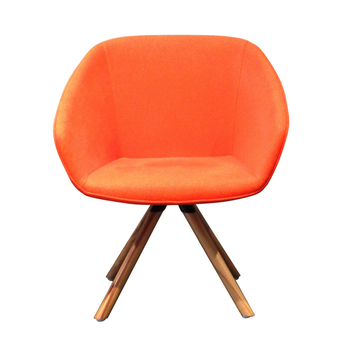 Orange lounge on sale chair