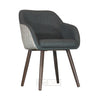 Estillo Grey Custom Fabric Accent Chair