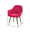 red lounge chair-comfort