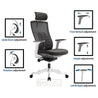 Inspiron White (Cushion Seat) Executive Chair