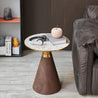 Corner table-ceramic-wood-elegant