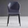 Curved backrest-black-dining chair