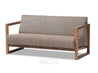 Alvin - Red Oak Furniture - Wooden Sofa