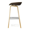 GIZA FL WL Brown (Wood Leg) - Bar Stool - RedOAK - Red Oak Furniture