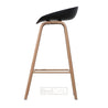 GIZA ML Black (Metal Leg) - Bar Stool - RedOAK - Red Oak Furniture