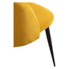yellow accent chair