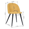 yellow accent chair