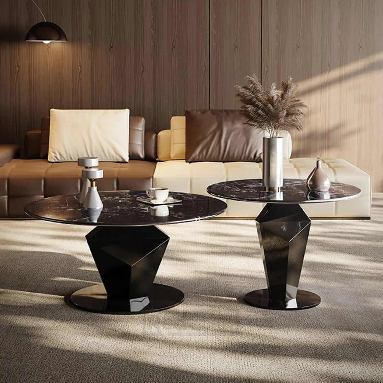 centre table-metal base-elegant