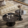 centre table-metal base-elegant