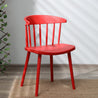 red-cafe accent chair