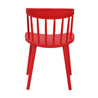 red-cafe accent chair