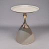 side table-gold finish-classy-grey