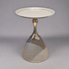 side table-gold finish-classy-grey