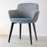 anji redoak lounge chair metal legs molded seat furniture architects custom fabric leatherette cushion seat office lounge cafe restaurant coworking collaborative interior designers