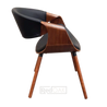 BELGRADE Black - Lounge Chair - RedOAK - Red Oak Furniture