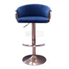 Bolzo Blue Bar Stool