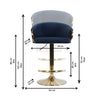 Bolzo Gold Bar Stool