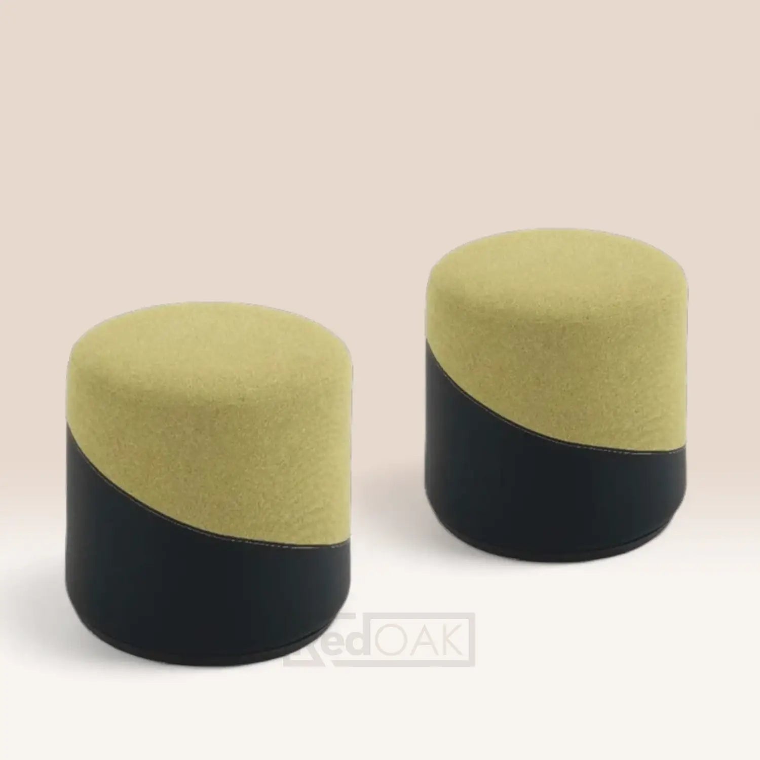 CANDELLA Set of 2 Pouffes - Pouffes & Ottomans - RedOAK - Red Oak Furniture