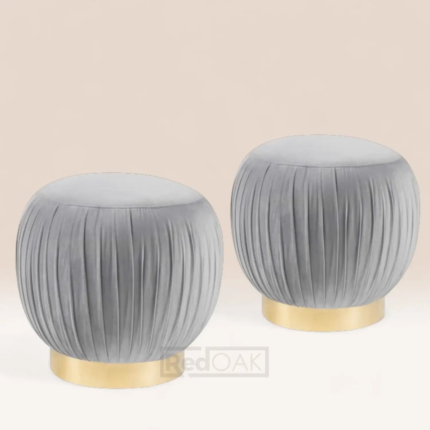 EBEN Set of 2 Pouffes - Pouffes & Ottomans - RedOAK - Red Oak Furniture