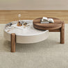 Centre table-elegant-solid wooden base