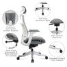 INSPIRON White (Mesh Seat)