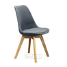 JASON-FF Grey Fabric - Accent Chair - RedOAK - Red Oak Furniture