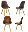 JASON-FL Brown Leatherette
