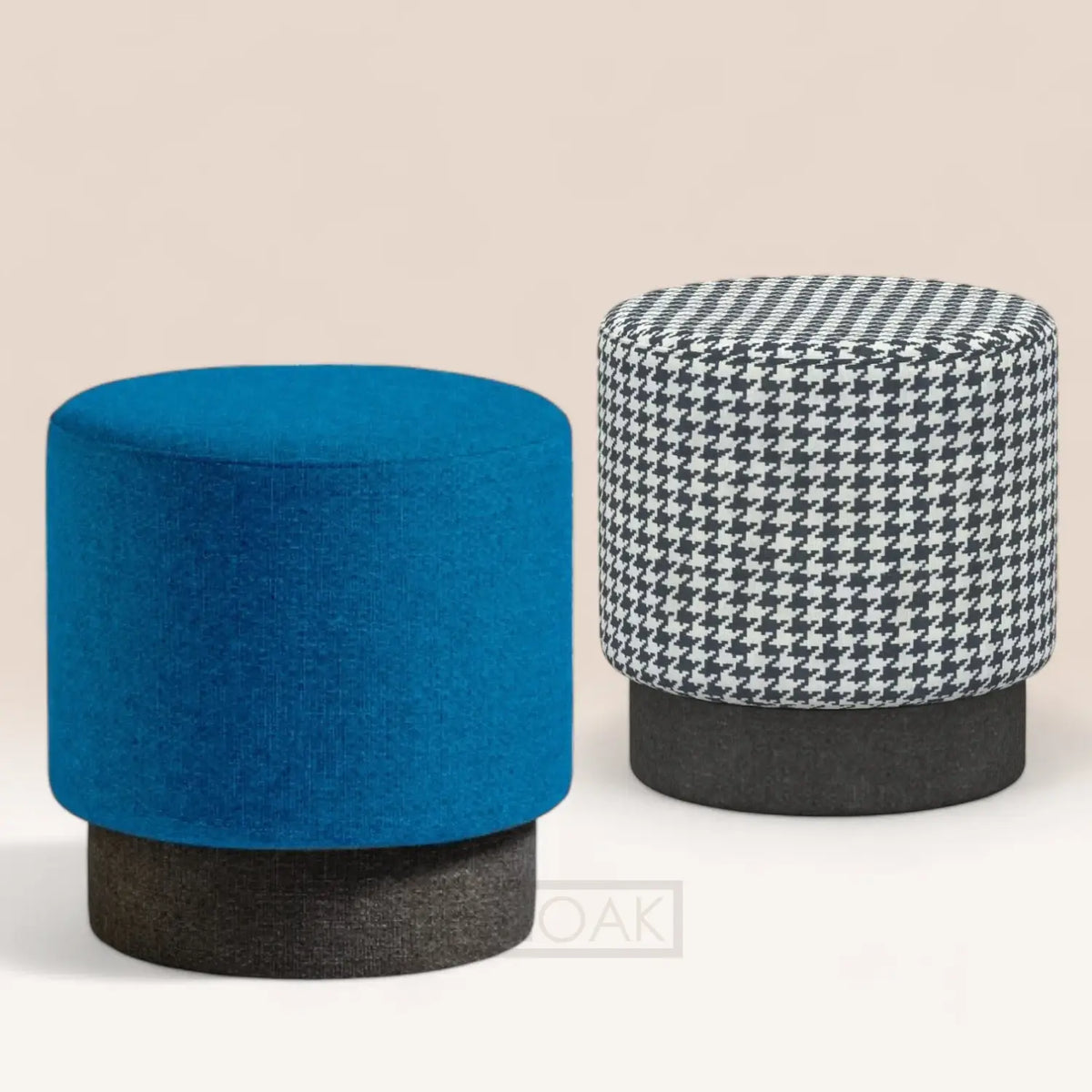 JAVA Set of 2 Pouffes - Pouffes & Ottomans - RedOAK - Red Oak Furniture
