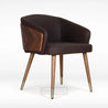 Krono Brown Single Armchair Lounge Chair