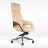 Ostra Pu Beige Office Chair