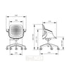 Pezo Blue Workstation Chair