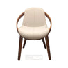 dining chair-beige-wooden finish