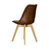 JASON-FL Brown Leatherette