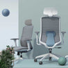 redoak amara premium grey white mesh high back desk computer study home office revolving comfortable best work chair