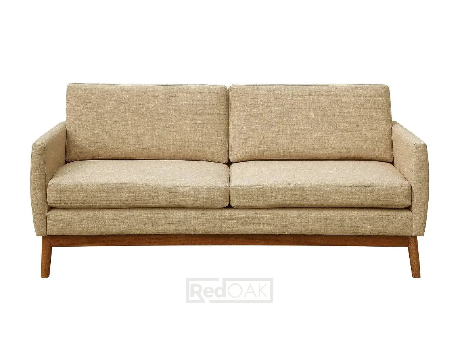 three seater sofa teak wood leg custom fabric leatherette high quality modern design