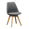 JASON-FF Grey Fabric - Accent Chair - RedOAK - Red Oak Furniture